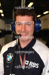 04.03.2005 Melbourne, Australia, Xevi Pojolar, Mark Webber's race engineer - Friday, March, Formula 1 World Championship, Rd 1, Australian Grand Prix
