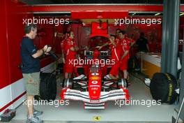 04.03.2005 Melbourne, Australia, less driving, Michael Schumacher, GER, Ferrari - Friday, March, Formula 1 World Championship, Rd 1, Australian Grand Prix, Practice