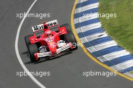 04.03.2005 Melbourne, Australia, Michael Schumacher, GER, Scuderia Ferrari Marlboro F2004M - Friday, March, Formula 1 World Championship, Rd 1, Australian Grand Prix, Practice