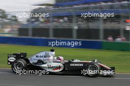 04.03.2005 Melbourne, Australia, Juan-Pablo Montoya, COL, West McLaren Mercedes - Friday, March, Formula 1 World Championship, Rd 1, Australian Grand Prix, Practice