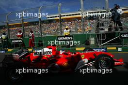 04.03.2005 Melbourne, Australia, Rubens Barrichello, BRA, Ferrari - Friday, March, Formula 1 World Championship, Rd 1, Australian Grand Prix, Practice