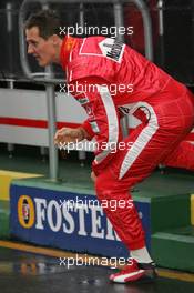 05.03.2005 Melbourne, Australia, Michael Schumacher, GER, Ferrari - Saturday, March, Formula 1 World Championship, Rd 1, Australian Grand Prix, Practice