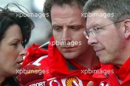 05.03.2005 Melbourne, Australia, Ross Brawn, GBR, Ferrari, Technical Director - Saturday, March, Formula 1 World Championship, Rd 1, Australian Grand Prix, Qualifying