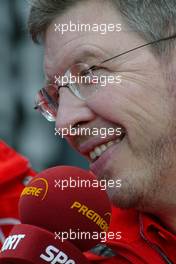 06.03.2005 Melbourne, Australia, Ross Brawn, GBR, Ferrari, Technical Director - Sunday, March, Formula 1 World Championship, Rd 1, Australian Grand Prix