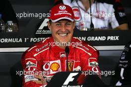 03.03.2005 Melbourne, Australia, Michael Schumacher, GER, Ferrari - Thursday, March, Formula 1 World Championship, Rd 1, Australian Grand Prix, Press conference
