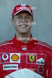 03.03.2005 Melbourne, Australia, Michael Schumacher, GER, Ferrari -  Portrait Shooting - Thursday, March, Formula 1 World Championship, Rd 1, Australian Grand Prix