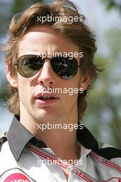03.03.2005 Melbourne, Australia, Jenson Button, GBR, BAR Honda - Thursday, March, Formula 1 World Championship, Rd 1, Australian Grand Prix