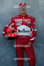 03.03.2005 Melbourne, Australia, Michael Schumacher, GER, Ferrari -  Portrait Shooting - Thursday, March, Formula 1 World Championship, Rd 1, Australian Grand Prix