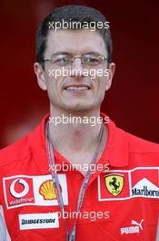 03.03.2005 Melbourne, Australia, Chris Dyer, GBR, Michael Schumacher's race engineer Ferrari Race Engineer- Thursday, March, Formula 1 World Championship, Rd 1, Australian Grand Prix