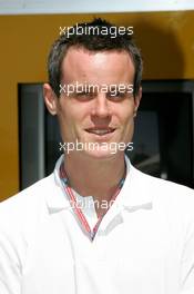 03.03.2005 Melbourne, Australia, Dominic Harlow, Narain Karthikeyan's race engineer - Thursday, March, Formula 1 World Championship, Rd 1, Australian Grand Prix