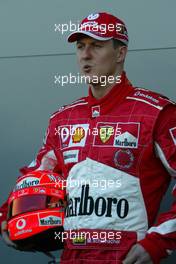 03.03.2005 Melbourne, Australia, Michael Schumacher, GER, Ferrari -  Portrait Shooting - Thursday, March, Formula 1 World Championship, Rd 1, Australian Grand Prix