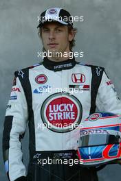 03.03.2005 Melbourne, Australia, Jenson Button, GBR, BAR Honda -  Portrait Shooting - Thursday, March, Formula 1 World Championship, Rd 1, Australian Grand Prix