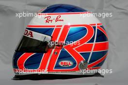 03.03.2005 Melbourne, Australia, Jenson Button, GBR, BAR Honda, Helmet - Thursday, March, Formula 1 World Championship, Rd 1, Australian Grand Prix