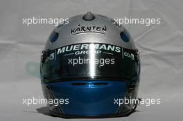 03.03.2005 Melbourne, Australia, Patrick Friesacher, AUT, Minardi Cosworth, helmet - Thursday, March, Formula 1 World Championship, Rd 1, Australian Grand Prix