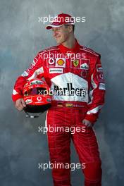 03.03.2005 Melbourne, Australia, Michael Schumacher, GER, Ferrari -  Portrait Shooting - Thursday, March, Formula 1 World Championship, Rd 1, Australian Grand Prix