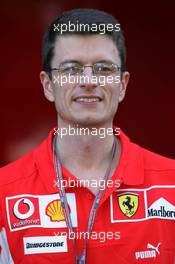 03.03.2005 Melbourne, Australia, Chris Dyer, GBR, Michael Schumacher's race engineer Ferrari Race Engineer- Thursday, March, Formula 1 World Championship, Rd 1, Australian Grand Prix