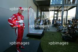 03.03.2005 Melbourne, Australia, Portrait Shooting - Michael Schumacher, GER, Ferrari - Thursday, March, Formula 1 World Championship, Rd 1, Australian Grand Prix