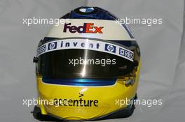 03.03.2005 Melbourne, Australia, Nick Heidfeld, GER, BMW WilliamsF1 Team, helmet - Thursday, March, Formula 1 World Championship, Rd 1, Australian Grand Prix