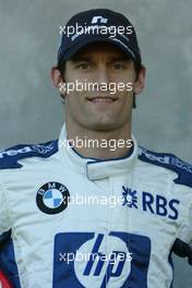 03.03.2005 Melbourne, Australia, Mark Webber, AUS, BMW WilliamsF1 Team -  Portrait Shooting - Thursday, March, Formula 1 World Championship, Rd 1, Australian Grand Prix