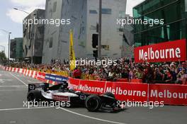 02.03.2005 Melbourne, Australia, Paul Stoddart, AUS, Minardi, Teamchief, President & CEO, drives the streets of Melbourne - Wednesday, March, Formula 1 World Championship, Rd 1, Australian Grand Prix