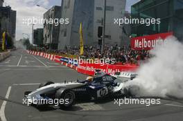 02.03.2005 Melbourne, Australia, Antonio Pizzonia, BRA, Test Driver, BMW Williams F1 Team drives in the streets of Melbourne - Wednesday, March, Formula 1 World Championship, Rd 1, Australian Grand Prix