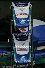 02.03.2005 Melbourne, Australia, Sauber Front Wings - Wednesday, March, Formula 1 World Championship, Rd 1, Australian Grand Prix