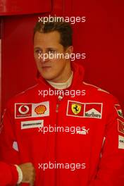 18.01.2005 Barcelona, Spain, Michael Schumacher, GER, Ferrari - Tuesday, January, Formula 1 Testing, Circuit de Catalunya (ESP)