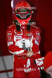 16.02.2005 Barcelona, Spain, Michael Schumacher, GER, Ferrari - Wednesday, February, Formula 1 Testing, Circuit de Catalunya (ESP)