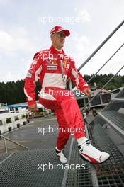 09.09.2005 Spa Francorchamps, Belgium,  Michael Schumacher, GER, Ferrari - September, Formula 1 World Championship, Rd 16, Belgian Grand Prix, Friday Practice