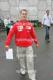 09.09.2005 Spa Francorchamps, Belgium,  Michael Schumacher, GER, Ferrari - September, Formula 1 World Championship, Rd 16, Belgian Grand Prix, Friday