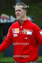 09.09.2005 Spa Francorchamps, Belgium,  Michael Schumacher, GER, Ferrari - September, Formula 1 World Championship, Rd 16, Belgian Grand Prix, Friday