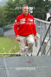 09.09.2005 Spa Francorchamps, Belgium,  Michael Schumacher, GER, Ferrari - September, Formula 1 World Championship, Rd 16, Belgian Grand Prix, Friday