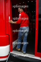 10.09.2005 Spa Francorchamps, Belgium,  Michael Schumacher, GER, Ferrari - September, Formula 1 World Championship, Rd 16, Belgian Grand Prix, Saturday