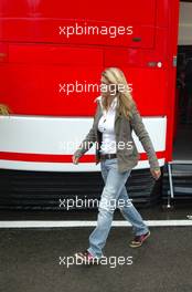 11.09.2005 Spa Francorchamps, Belgium,  Corina Schumacher, GER, Corinna, wife of Michael Schumacher - September, Formula 1 World Championship, Rd 16, Belgian Grand Prix, Sunday