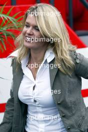 11.09.2005 Spa Francorchamps, Belgium,  Corina Schumacher, GER, Corinna, wife of Michael Schumacher - September, Formula 1 World Championship, Rd 16, Belgian Grand Prix, Sunday