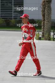 02.04.2005 Manama, Bahrain, Michael Schumacher, GER, Ferrari - Saturday, April, Formula 1 World Championship, Rd 3, Bahrain Grand Prix, BHR