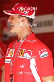 31.03.2005 Manama, Bahrain, Michael Schumacher, GER, Ferrari - Thursday, March, Formula 1 World Championship, Rd 3, Bahrain Grand Prix, BHR