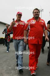 24.09.2005 Sao Paulo, Brazil,  Michael Schumacher, GER, Ferrari - September, Formula 1 World Championship, Rd 17, Brazilian Grand Prix, Saturday