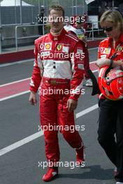 10.06.2005 Montreal, Canada,  Michael Schumacher, GER, Ferrari - June, Formula 1 World Championship, Rd 8, Canadian Grand Prix, Montreal, CDN, Practice