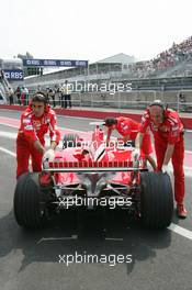 10.06.2005 Montreal, Canada,  Michael Schumacher, GER, Ferrari - June, Formula 1 World Championship, Rd 8, Canadian Grand Prix, Montreal, CDN, Practice