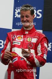 12.06.2005 Montreal, Canada,  Michael Schumacher, GER, Ferrari - June, Formula 1 World Championship, Rd 8, Canadian Grand Prix, Montreal, CDN, Podium