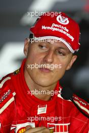 11.06.2005 Montreal, Canada,  Michael Schumacher, GER, Ferrari - June, Formula 1 World Championship, Rd 8, Canadian Grand Prix, Montreal, CDN, Press conference