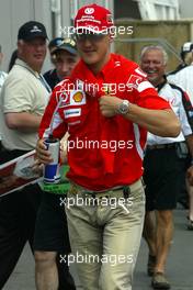 12.06.2005 Montreal, Canada,  Michael Schumacher, GER, Ferrari - June, Formula 1 World Championship, Rd 8, Canadian Grand Prix, Montreal, CDN