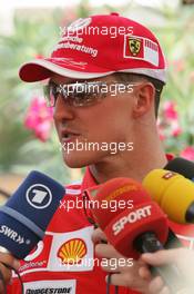 09.06.2005 Montreal, Canada,  Michael Schumacher, GER, Ferrari - June, Formula 1 World Championship, Rd 8, Canadian Grand Prix, Montreal, CDN