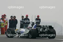 14.10.2005 Shanghai, China,  Takuma Sato, JPN, Lucky Strike BAR Honda 007, Action, Track - October, Formula 1 World Championship, Rd 19, Chinese Grand Prix, Friday Practice