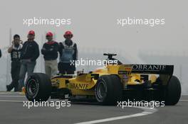 14.10.2005 Shanghai, China,  Narain Karthikeyan, IND, Jordan, EJ15, Action, Track - October, Formula 1 World Championship, Rd 19, Chinese Grand Prix, Friday Practice