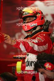 14.10.2005 Shanghai, China,  Michael Schumacher, GER, Ferrari - October, Formula 1 World Championship, Rd 19, Chinese Grand Prix, Friday Practice