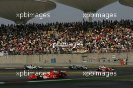 16.10.2005 Shanghai, China,  Rubens Barrichello, BRA, Scuderia Ferrari Marlboro, F2005, Action, Track - October, Formula 1 World Championship, Rd 19, Chinese Grand Prix, Sunday Race