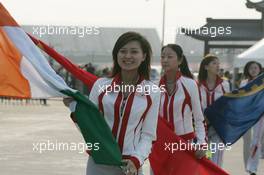 15.10.2005 Shanghai, China,  Girls in the paddock - October, Formula 1 World Championship, Rd 19, Chinese Grand Prix, Saturday