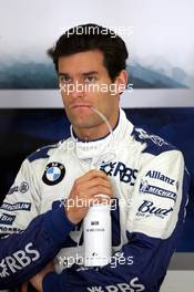 15.10.2005 Shanghai, China,  Mark Webber, AUS, BMW WilliamsF1 Team - October, Formula 1 World Championship, Rd 19, Chinese Grand Prix, Saturday Practice